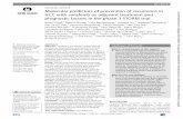 Molecular predictors of prevention of recurrence in HCC with … · StOrM trial comparing sorafenib with placebo as adjuvant treatment did not achieve its primary endpoint of improving