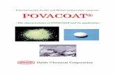 Polyvinyl alcohol-Acrylic acid-Methyl methacrylate ...en.daido-chem.co.jp/lifesience/pdf/pova.pdf2 ~Daido Chemical Corporation~ < Introduction > POVACOAT (Polyvinyl alcohol