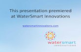 This presentation premiered at WaterSmart Innovations · 2019-12-10 · • Based in digital technology • Minute or sub-minute resolution • Records sub-gallon volume Advantages: