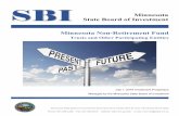 SBI - Minnesotamn.gov/sbi/prospectus/2018 MSBI Non-Retirement Trusts... · 2018-11-08 · MAKE SURE YOU ARE USING THE CORRECT PROSPECTUS FOR NON-RETIREMENT FUNDS . The State Board