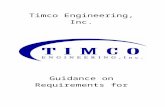 Timco Engineering, Inc - FCC/IC/Certification/EMC … · Web viewTimco Engineering, Inc. is privately owned and incorporated in the State of Florida. Timco offers EMC testing and