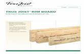 Trus Joist Rim Board Specifier's Guide...Trus Joist® Rim Board Specifier's Guide TJ-8000 | March 2018 2 The products in this guide are readily available through our nationwide network