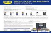 WD-40 MULTI-USE PRODUCT...Teflon, Viton, steel, galvanized steel hot dip, electroplated, copper, brass, magnesium, nickel, tin plate, titanium and zinc. • Surface Cautions: Nearly