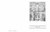 LATIN-ENGLISH HAND MISSAL ORDINARY FORM …INSTRUCTIONS FOR THE USE OF THIS HAND MISSAL TO PARTICIPATE IN THE CELEBRATON OF THE ORDINARY FORM MASS IN LATIN. 1. This Missal contains