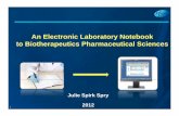 An Electronic Laboratory NotebookAn Electronic Laboratory … · 2014-01-02 · An An Aggregation of 25+ Companies!Aggregation of 25+ Companies! Plaistow + + + + 19901990 1997 1997
