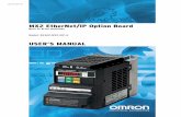 MX2 EtherNet/IP Option Board Manual...About this Manual This manual describes the 3G3AX-MX2-EIP-A EtherNet/IP Option Board for OMRON's MX2-A@ Inverter. It also describes how to install