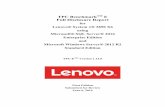 TPC Benchmark TM E Full Disclosure Reportc970058.r58.cf2.rackcdn.com/fdr/tpce/lenovo~tpce... · TPC Benchmark TM E Full Disclosure Report for Lenovo® System x® 3850 X6 using Microsoft®