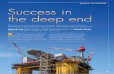 Drilling & well technology Success in the deep end...Drilling & well technology 24 Worldexpro / 40% The cost reduction in the Appomattox project after it was approved for construction.