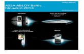 ASSA ABLOY Baltic AS Hinnakiri 2014-ver2-08.01.14 ABLOY Baltic... · 2014-02-21 · ASSA ABLOY ASSA ABLOY Baltic hinnakiri 2014 ASSA ABLOY, the global leader in door opening solutions