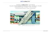 new ABLOY el404 electrOmechanical lOcK fOr narrOw stile dOOrs · ® ASSA, RUKO, TrioVing or other. PacKage Lock case, strike plate EA307, connection plugs, fixing screws, lock case