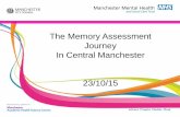 The Memory Assessment Journey In Central Manchesterhummedia.manchester.ac.uk/institutes/micra/events...The Memory Assessment Journey In Central Manchester 23/10/15 . Where People Matter