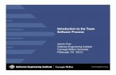 Introduction to the Team Software Process (SEPG Europe 2010)€¦ · Introduction to the Team Software Process James Over Software Engineering Institute ... TSP Product Suite: Process,