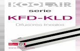 KFD-KLD es NEW - Koolair · 2019-07-15 · Coanda) incluso con caudales de aire primario reducidos al 20% del caudal nominal. Lamas direccionales móviles, con fusibles térmicos
