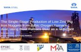 The Single-Stage Production of Low Zinc Pig Iron Nuggets from … · 2019-07-18 · Tata Steel Slide Divider-slide February 2019 The Single-Stage Production of Low Zinc Pig Iron Nuggets