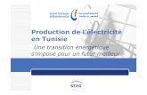 Production de l’électricité en Tunisieoitsfax.org/files/AApresentationHDR20140323.pdf · RÉALISATION DANS LE SOLAIRE PV Projets pilotes La première centrale photovoltaïque