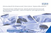 Directed Enhanced Service Specification Seasonal influenza ...BMA) General Practitioners Committee (GPC). 1.4 The aim of the seasonal influenza and pneumococcal polysaccharide immunisation