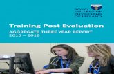 Training Post Evaluation should meet their trainer when they start a new post to discuss their personal goals and training plan for that post. However, trainees only spoke to their