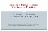 SESSION 2 OF 6 ON RECORDS MANAGEMENT...SESSION 2 OF 6 ON RECORDS MANAGEMENT This training does not constitute a legal opinion or legal advice on the part of the Library, Archives and
