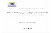 FORD COLLEGE - Comunidad Escolar · 2019-04-18 · 3 TITULO II DEBERES Y DERECHOS LEY 20.370, LEY GENERAL DE EDUCACIÓN (12 de Septiembre de 2009) Artículo 10.-Sin perjuicio de los