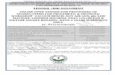TENDER /BID DOCUMENT OT... · 2017-02-09 · All statements, documents, certificates, proof of EMD /Tender fee /Affidavits, etc uploaded by the bidders will be verified and downloaded