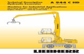 Technical Description Hydraulic Excavator Machine …...Technical Description A 944 C HD Hydraulic Excavator litronic` Machine for Industrial Applications Operating Weight 126,300–128,900