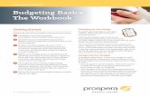 FINANCIAL FITNESS Budgeting Basics: The Workbook€¦ · 6 / Budgeting Basics: The orkbook Expenses For The Month Of Minimum Monthly Savings Budget Actual Total Rent or Mortgage Payment