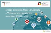 Energy Transition Made in Germany – Welcome and …...Facilitator Energy Transition Made in Germany – Welcome and Introduction . Sascha Boden, 15/05/2018, Helsinki