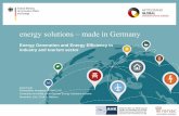 Energy Generation and Energy Efficiency in industry and ... · German companies . The German Energiewende. Electricity Demand and Generation in Germany in 2022 Electricity Demande
