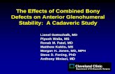 The Effects of Combined Bony Defects on Anterior ...apps.sportsmed.org/meetings/am2015/files/Poster_55.pdf · The Effects of Combined Bony Defects on Anterior Glenohumeral Stability: