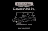 2005-2006 Precedent Golf Car Illustrated Parts List · 2005-2006 Precedent Golf Car Illustrated Parts List. P. O. Box 204658 Augusta, Georgia 30917-4658 USA ... warded to all Club