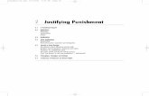 2 Justifying Punishment - SAGE Publications 2 Justifying Punishment 2.1 Is Punishment Unjust? 2.2 Reductivism