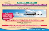 GORAKHPUR AIRCRAFT MAINTENANCE …100% Job oriented, Highly Paid, Unmatched Career Opportunity In Engineering Join A.M.E. GORAKHPUR (U.P.) IAME AMEEE - 2020 INSTITUTE OF AIRCRAFT MAINTENANCE