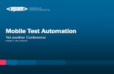 Mobile Test Automation - cache-man01i.cdn.yandex.netcache-man01i.cdn.yandex.net/download.yandex.ru/company/experie… · tools: Robotium, monkeyrunner, SeeTest • iOS: PhoneMonkey,