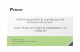 A Holistic Approach to Energy Management for Advanced ... Holistic Approach to Energy Management for Advanced Education ... Conceptual framework and decisionConceptual framework and