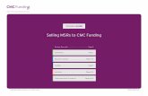 Selling MSRs to CMC Funding - Capital Markets …...Commitment & Delivery COMMITMENT 3 You will receive an email from your CMC Funding Account Manager with a list of assigned loan