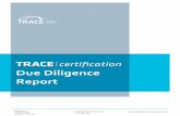 Due Diligence Report - Shaurya 2017-01-31آ  Questionnaire The TRACE due diligence review of commercial