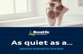 As quiet as a - Bostik...Bostik Acoustic System 1Asaphonic Mat is an acoustic underlay that effectively reduces impact noise for all types of hard flooring. It provides IIC rated noise-absorption