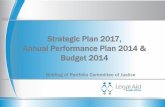 Strategic Plan 2017, SUBTITLE OF PRESENTATION …pmg-assets.s3-website-eu-west-1.amazonaws.com/140703pc...Strategic Plan 2017, SUBTITLE OF PRESENTATION Annual Performance Plan 2014