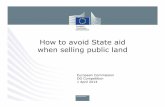 How to avoid State aid when selling public landeukonvent.org/wp-content/uploads/2014/08/8.-How-to-avoid... · 2014-08-24 · How to avoid State aid when selling public land European