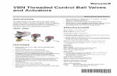 63-4378EFS 04 - VBN Threaded Control Ball Valves …...VBN THREADED CONTROL BALL VALVES AND ACTUATORS 3 63-4378EFS—04 MVN Actuator APPLICATION MVN 3Nm (27 lb-in.) Control Valve Actuator
