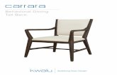Behavioral Dining Tall Back...Featre Statement of Line Behavioral Dining Tall Back carrara Kwalu’s Behavioral seating is built to psychiatric use specifications; durable and tamper-proof.