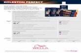 KOLESTON PERFECT - Wella · 2019-08-22 · MIXING SPECIAL BLONDE MIXING RATIO 1 :2 Mix 60g Koleston Perfect Special Blonde + 120ml Welloxon Perfect Use 12% Welloxon Perfect for 4-5