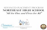 Advanced Placement Program Northeast High School All for ...€¢Donors Choose •Alumni Association •Shmoop •Princeton Review •Kaplan •$10 fee . efernandezvina@philasd.org