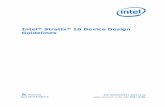 Intel® Stratix® 10 Device Design Guidelines€¦ · Intel® Stratix® 10 Device Design Guidelines Subscribe Send Feedback S10-GUIDELINES | 2019.12.16 ... Platform Designer ... PLLs