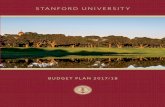 Stanford University Budget Plan 2017/18bondholder-information.stanford.edu/pdf/BudgetBookFY18.pdfiv EXECUTIVE SUMMARY u $329 million for Stanford Redwood City Phase 1. This is part