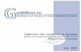 Guidelines for the Education of Children and Youth with Autism · empirical research, instructional strategies and techniques, federal legislation and new information about autistic