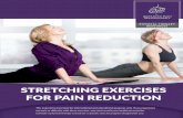 STRETCHING EXERCISES FOR PAIN REDUCTION...Chin Tuck After Chin Tuck Before Levator Scapulae Stretch The goal with targeted exercises is to reduce pain, especially the pain radiating