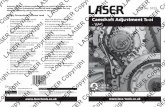 LASER Safety Precautions – Please read LASER …...Camshaft Control Valve Removal Tool (double sided) (petrol engines) - Volkswagen Audi Group TFSi/TSi This tool enables the removal