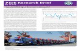 PIDE Research Brief-2019 - Pakistan Institute of ...pideorgp/pdf/PIDE-Research-Brief-2019.pdf · economies. These projects too had significant geostrategic importance like the CPEC.