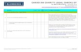 CANADIAN CHARITY LEGAL CHECKLIST...You might want to consider incorporating and having CRA transfer over your charity number to the new corporation. There are many advantages of being